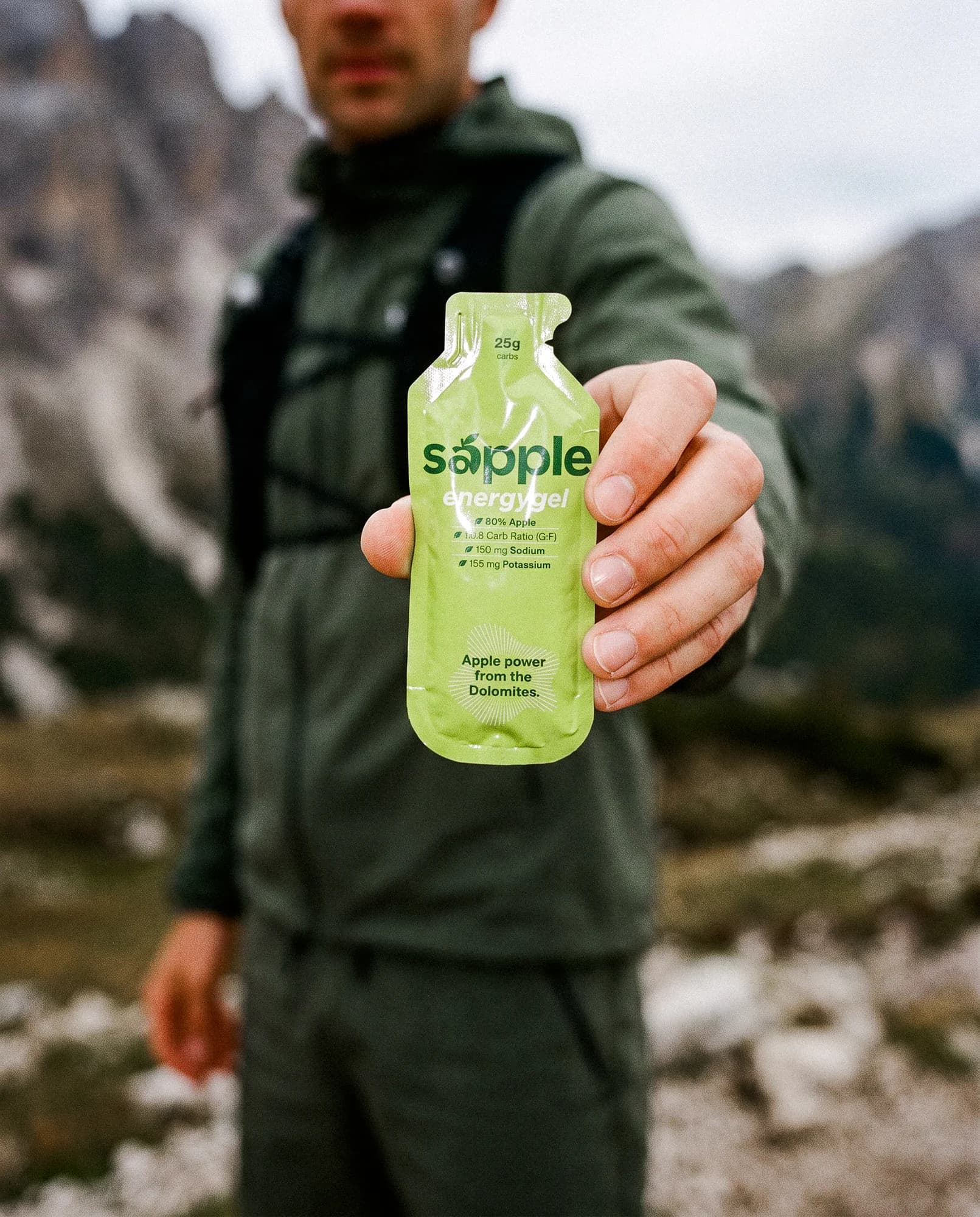 Sportler mit sapple Power am Seceda in den Dolomiten